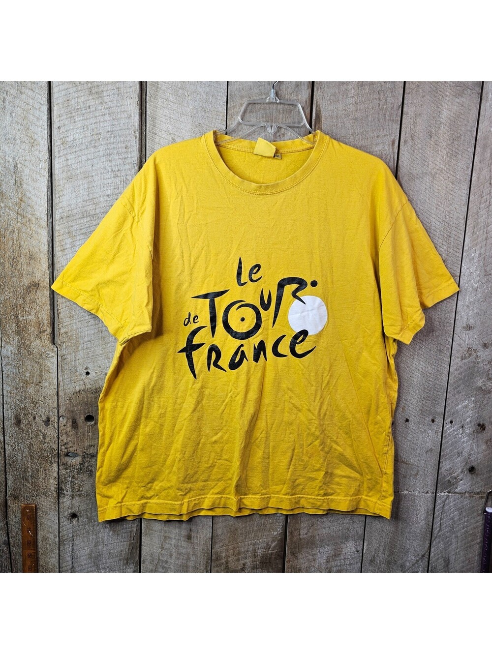 Le Tour de France Yellow Graphic T-Shirt Adult 2XL Cycling France